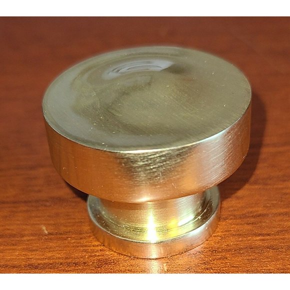 Cosmas 702 Series Brushed Brass Contemporary Cabinet Knobs set of 10 NEW - Picture 1 of 4
